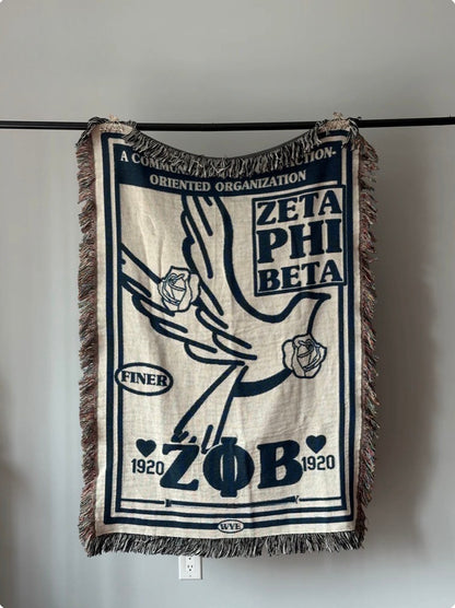 Divine 9 Sorority Blankets