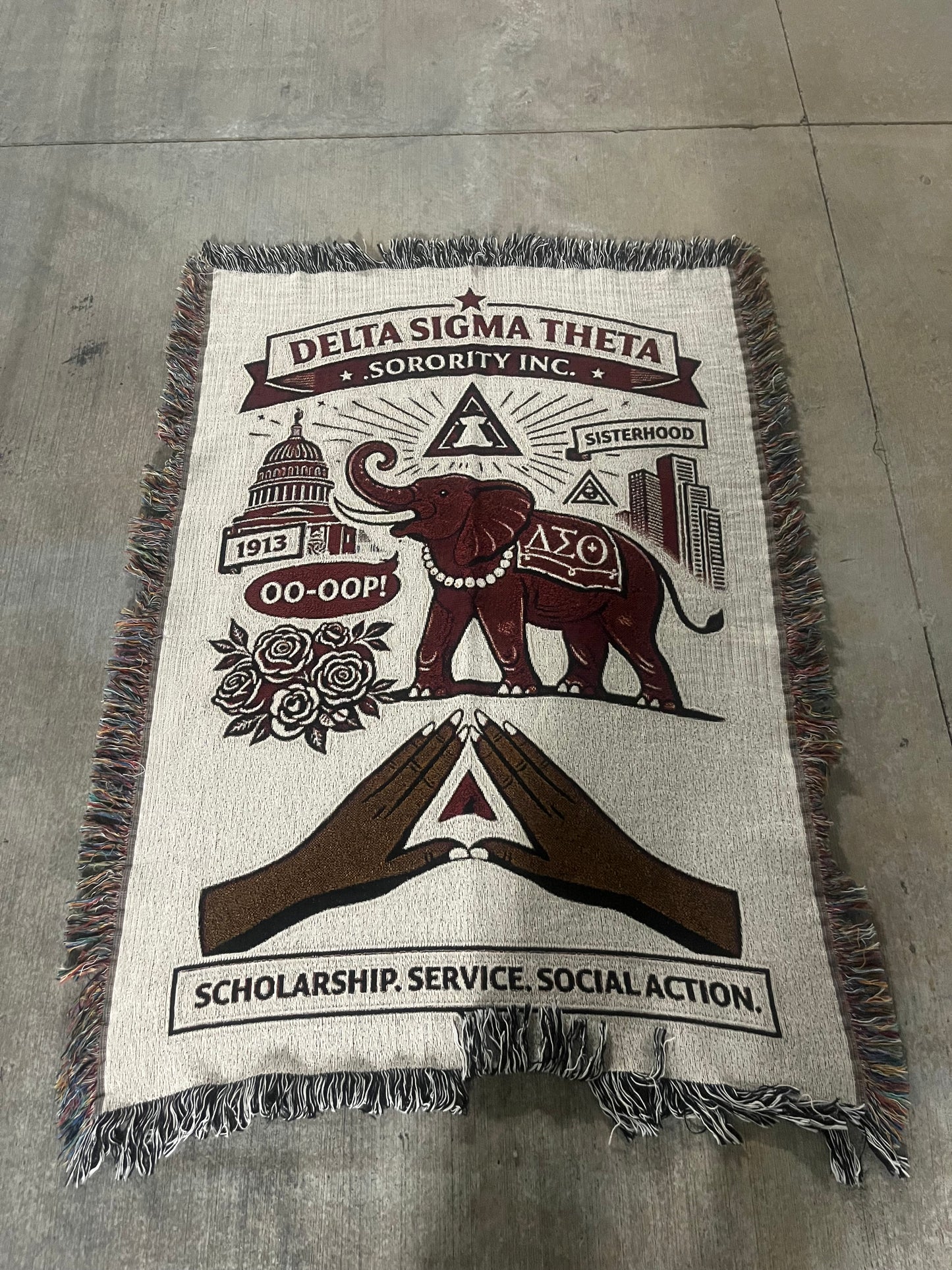 Divine 9 Sorority Blankets