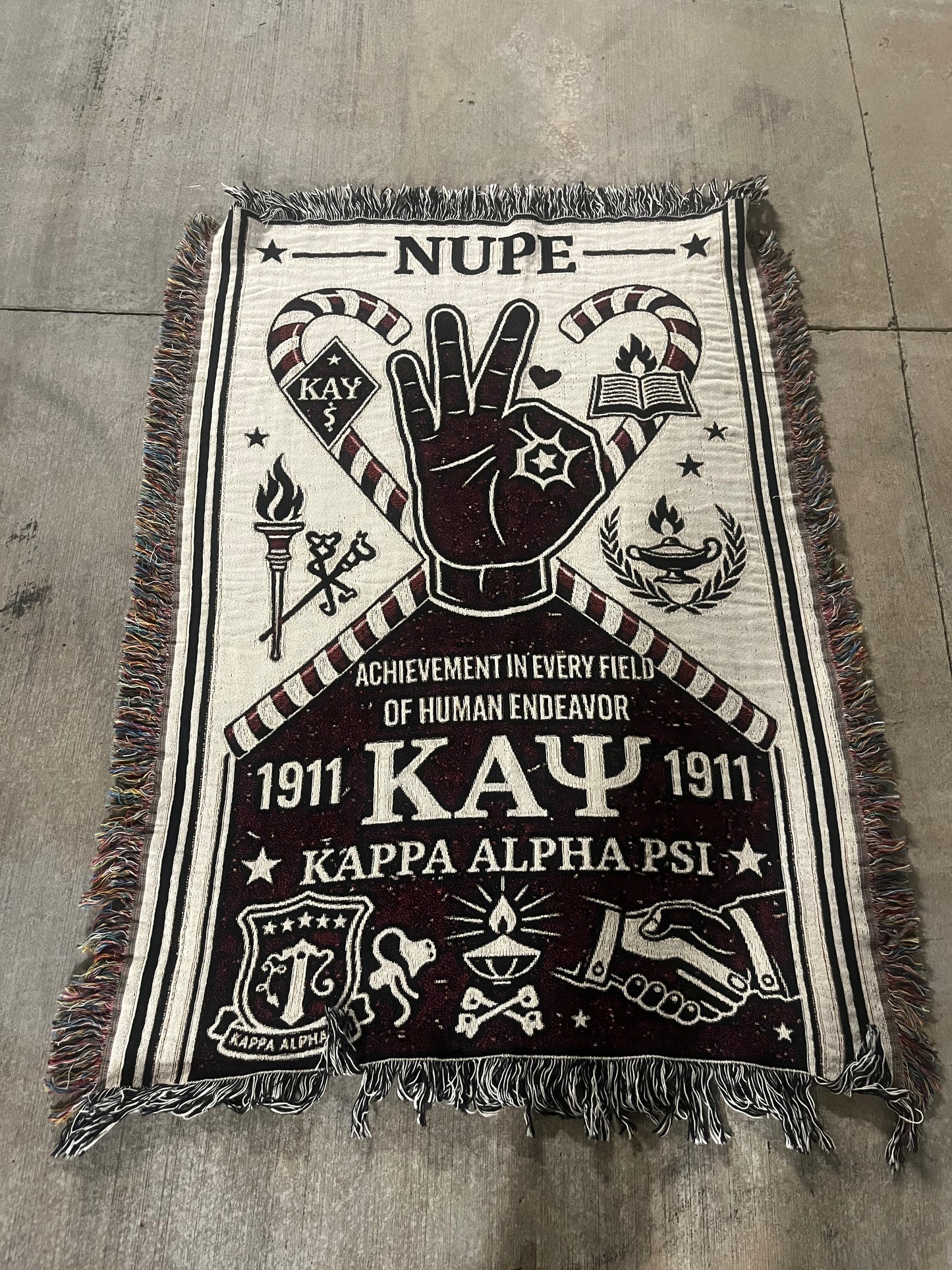 Divine 9 Fraternity Blankets