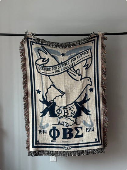 Divine 9 Fraternity Blankets